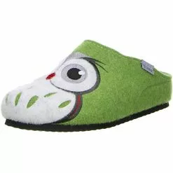Tofee Damen Hausschuhe (Eule) Grün