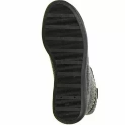 Comfort Damen Hausschuhe Anthrazit - Anthrazit -Schuhladen 10002113 03