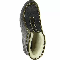 Comfort Damen Hausschuhe Anthrazit - Anthrazit -Schuhladen 10002113 07