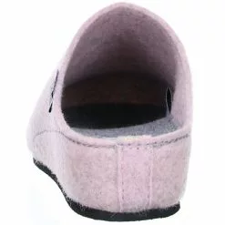 Tofee Damen Hausschuhe Pantoffeln Naturwollfilz (Glitzersteine) Rosa -Schuhladen 10002170 02