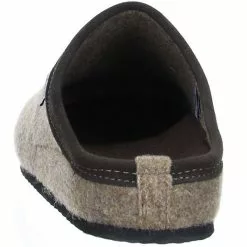 Tofee Herren Hausschuhe Pantoffeln Naturwollfilz Beige/braun - Beige -Schuhladen 10002171 02