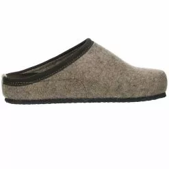 Tofee Herren Hausschuhe Pantoffeln Naturwollfilz Beige/braun - Beige -Schuhladen 10002171 06