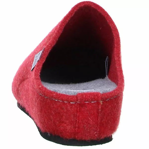 Tofee Damen Hausschuhe Pantoffeln Naturwollfilz (Hirsch) Rot - Rot 4 Tofee Damen Hausschuhe Pantoffeln Naturwollfilz (Hirsch) Rot - Rot – Bild 2