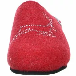 Tofee Damen Hausschuhe Pantoffeln Naturwollfilz (Hirsch) Rot - Rot 12 Tofee Damen Hausschuhe Pantoffeln Naturwollfilz (Hirsch) Rot - Rot -Schuhladen 10002459 04