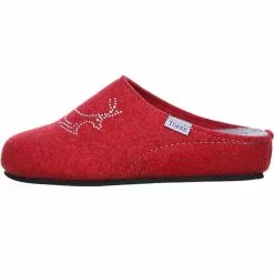 Tofee Damen Hausschuhe Pantoffeln Naturwollfilz (Hirsch) Rot - Rot 13 Tofee Damen Hausschuhe Pantoffeln Naturwollfilz (Hirsch) Rot - Rot -Schuhladen 10002459 05