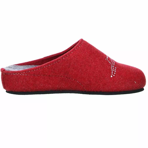 Tofee Damen Hausschuhe Pantoffeln Naturwollfilz (Hirsch) Rot - Rot 8 Tofee Damen Hausschuhe Pantoffeln Naturwollfilz (Hirsch) Rot - Rot – Bild 6