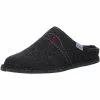 Tofee Herren Hausschuhe Pantoffeln Naturwollfilz Anthrazit - Anthrazit -Schuhladen 10237788 01