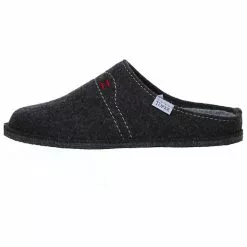 Tofee Herren Hausschuhe Pantoffeln Naturwollfilz Anthrazit - Anthrazit -Schuhladen 10237788 05