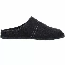 Tofee Herren Hausschuhe Pantoffeln Naturwollfilz Anthrazit - Anthrazit -Schuhladen 10237788 06