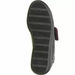 Comfort Damen Hausschuhe Anthrazit - Anthrazit -Schuhladen 10237878 03