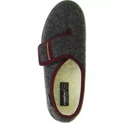 Comfort Damen Hausschuhe Anthrazit - Anthrazit -Schuhladen 10237878 07