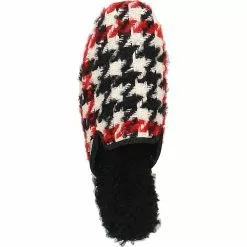 Living Kitzbühel Hausschuhe Pantoffeln - Schwarz/rot -Schuhladen 10712210 06