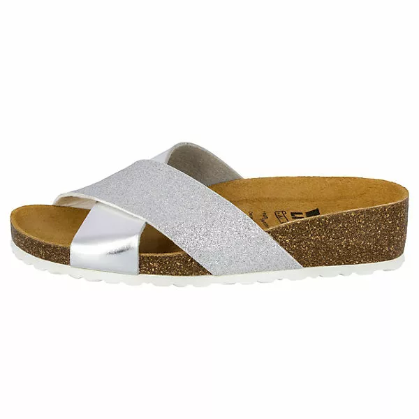 LICO Pantolette Bioline Prime Hausschuhe - Silber 4 LICO Pantolette Bioline Prime Hausschuhe - Silber – Bild 2