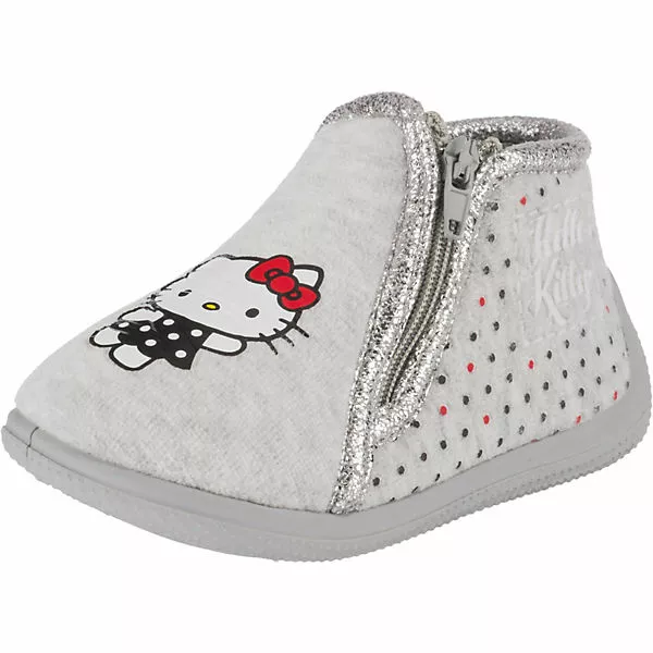 Hello Kitty Baby Hausschuhe AMBRAI Für Mädchen - Grau 3 Hello Kitty Baby Hausschuhe AMBRAI Für Mädchen - Grau