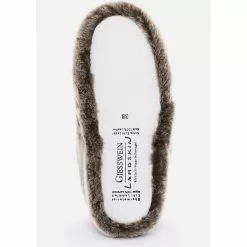 Giesswein Fell-Hausschuhe Gaschurn Hausschuhe - Braun/beige -Schuhladen 11915363 05