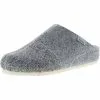 Tofee Damen Hausschuhe Pantoffeln Naturwollfilz Grau - Grau -Schuhladen 12669006 01