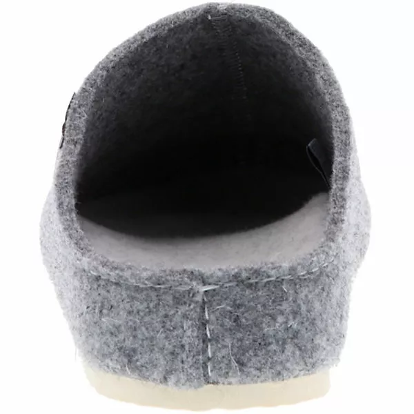 Tofee Damen Hausschuhe Pantoffeln Naturwollfilz Grau - Grau 4 Tofee Damen Hausschuhe Pantoffeln Naturwollfilz Grau - Grau – Bild 2