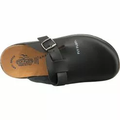Fly Flot Pantoffeln - Schwarz -Schuhladen 13000059 06