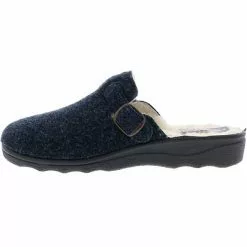 Comfort Damen Hausschuhe Dunkelblau - Blau -Schuhladen 13501797 05