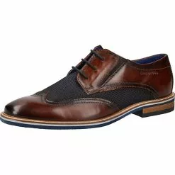 Bugatti Businessschuhe Business-Schnürschuhe - Braun/blau