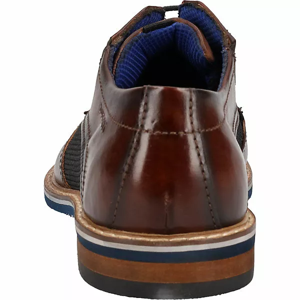 Bugatti Businessschuhe Business-Schnürschuhe - Braun/blau 7 Bugatti Businessschuhe Business-Schnürschuhe - Braun/blau – Bild 5