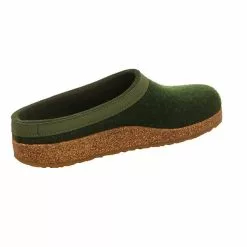 Haflinger Hausschuhe Hausschuhe - Grün -Schuhladen 13900458 05