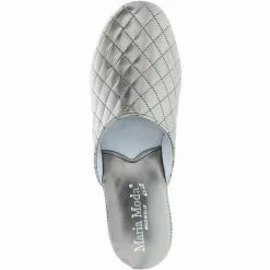 Maria Moda Damen Hausschuhe Pantoffeln Raute Silber - Silber 15 Maria Moda Damen Hausschuhe Pantoffeln Raute Silber - Silber -Schuhladen 14949281 07