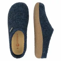 Giesswein Hausschuh Veitsch Hüttenschuhe - Dark Blue Denim -Schuhladen 15340140 03
