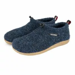 Giesswein Hüttenschuhe Für Mädchen - Blau -Schuhladen 15340160 04