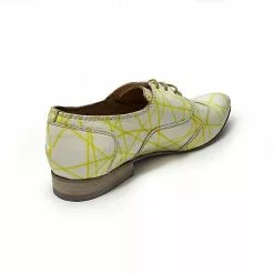 Tiggers® Tiggers Tiggers Biggi 01 A Business Schuh Gelb Business-Schnürschuhe - Gelb/weiß -Schuhladen 16590221 05