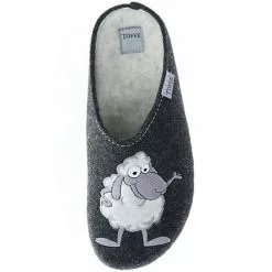 Tofee Damen Hausschuhe Slipper Pantoffeln Pantoletten Naturwollfilz (Schaf) Anthrazit - Anthrazit 15 Tofee Damen Hausschuhe Slipper Pantoffeln Pantoletten Naturwollfilz (Schaf) Anthrazit - Anthrazit -Schuhladen 17079454 07