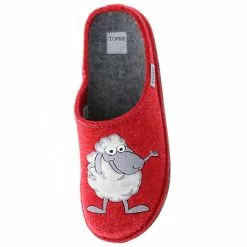 Tofee Damen Hausschuhe Slipper Pantoffeln Pantoletten Naturwollfilz (Schaf) Rot - Rot 15 Tofee Damen Hausschuhe Slipper Pantoffeln Pantoletten Naturwollfilz (Schaf) Rot - Rot -Schuhladen 17188604 07