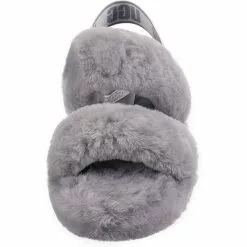 Ugg W Oh Yeah Lammfell-Hausschuhe - Grau -Schuhladen 17851251 04