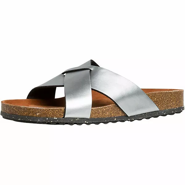 Tamaris GreenStep Pantolette Hausschuhe - Metallicschwarz 3 Tamaris GreenStep Pantolette Hausschuhe - Metallicschwarz