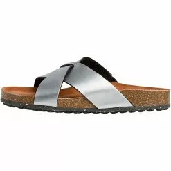 Tamaris GreenStep Pantolette Hausschuhe - Metallicschwarz 9 Tamaris GreenStep Pantolette Hausschuhe - Metallicschwarz -Schuhladen 18951866 02