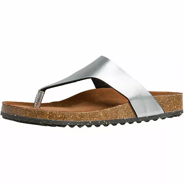 Tamaris GreenStep Zehentrenner Hausschuhe - Metallicschwarz 3 Tamaris GreenStep Zehentrenner Hausschuhe - Metallicschwarz