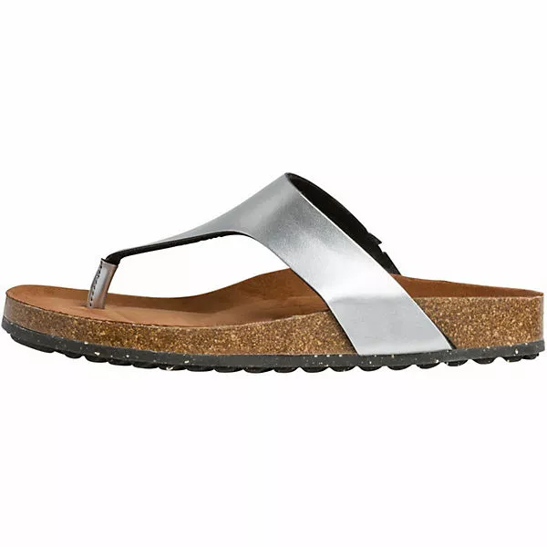Tamaris GreenStep Zehentrenner Hausschuhe - Metallicschwarz 4 Tamaris GreenStep Zehentrenner Hausschuhe - Metallicschwarz – Bild 2