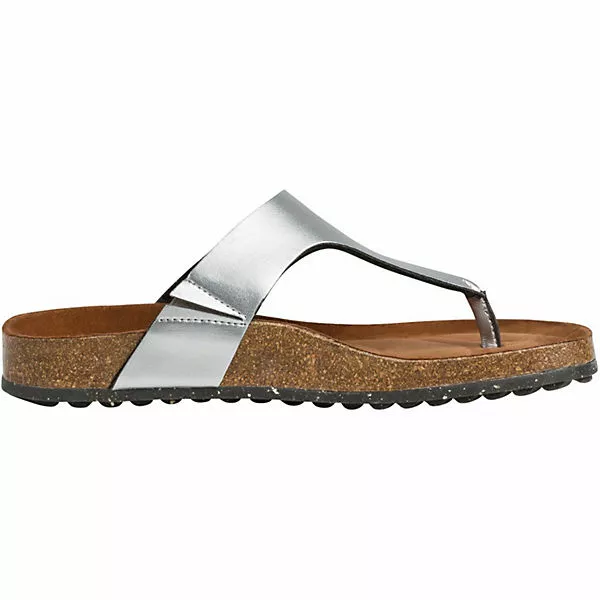 Tamaris GreenStep Zehentrenner Hausschuhe - Metallicschwarz 5 Tamaris GreenStep Zehentrenner Hausschuhe - Metallicschwarz – Bild 3