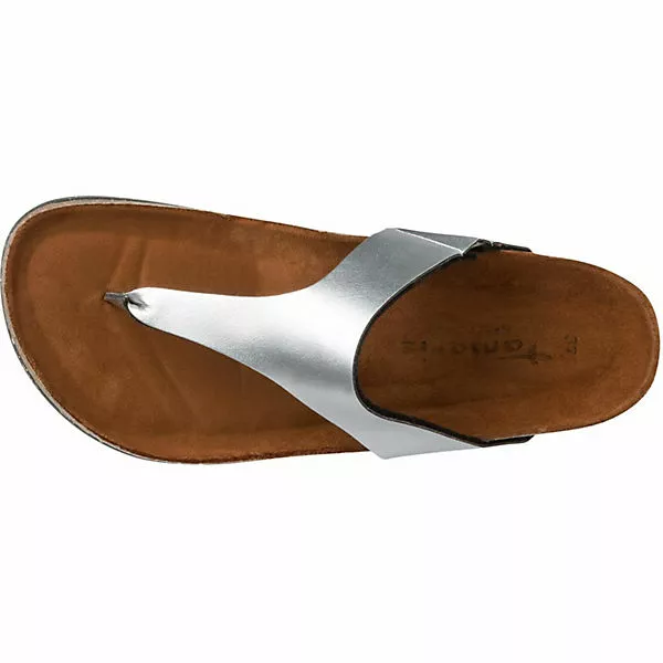 Tamaris GreenStep Zehentrenner Hausschuhe - Metallicschwarz 6 Tamaris GreenStep Zehentrenner Hausschuhe - Metallicschwarz – Bild 4
