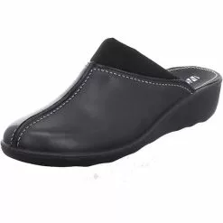 Westland Avignon 302 | Hausschuh Für Damen | Schwarz Avignon 302, Schwarz Pantoffeln - Schwarz