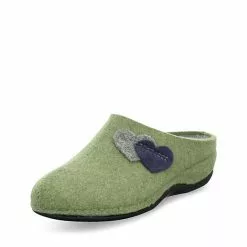 Westland Cholet 02 | Hausschuh Für Damen | Grün Cholet 02, Hellgrün-kombi Pantoffeln - Hellgrün -Schuhladen 20983580 08