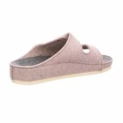 Longo Pantolette Composition Of Studs,hellrose Hausschuhe - Rosa/rot -Schuhladen 21543064 05