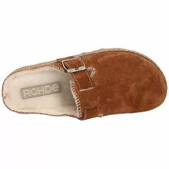 Rohde Damen Hausschuhe/Clogs Geschlossene Hausschuhe - Braun 18 Rohde Damen Hausschuhe/Clogs Geschlossene Hausschuhe - Braun -Schuhladen 21701149 08