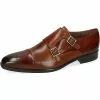 Melvin & Hamilton Lance 1 Monk Schuhe Schnallenschuhe - Braun