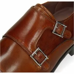 Melvin & Hamilton Lance 1 Monk Schuhe Schnallenschuhe - Braun -Schuhladen 22108411 05