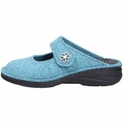 Finn Comfort Damen Hausschuhe/Clogs Geschlossene Hausschuhe - Blau 12 Finn Comfort Damen Hausschuhe/Clogs Geschlossene Hausschuhe - Blau -Schuhladen 22195795 02