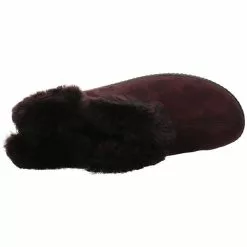 Westland Damen Hausschuhe Slipper Avignon 102 Hausschuh Gemütlich Puschen Veloursleder Uni Hausschuhe - Aubergine -Schuhladen 22337883 05