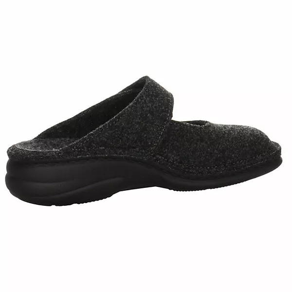 Finn Comfort Hausschuhe Wohnungsschuhe Brig Hausschuh Gemütlich Puschen Schmuckelemente Textil Uni Hausschuhe - Anthrazit 9 Finn Comfort Hausschuhe Wohnungsschuhe Brig Hausschuh Gemütlich Puschen Schmuckelemente Textil Uni Hausschuhe - Anthrazit – Bild 7