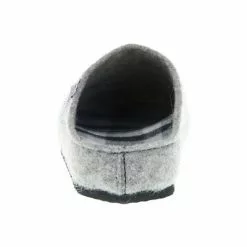 Tofee Herren Hausschuhe Pantoffeln Pantoletten Naturwollfilz (#HomeOffice) Grau - Grau -Schuhladen 22494842 02