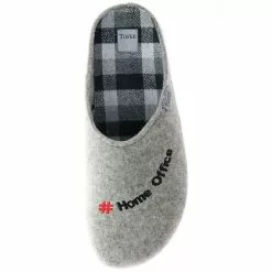 Tofee Herren Hausschuhe Pantoffeln Pantoletten Naturwollfilz (#HomeOffice) Grau - Grau -Schuhladen 22494842 07